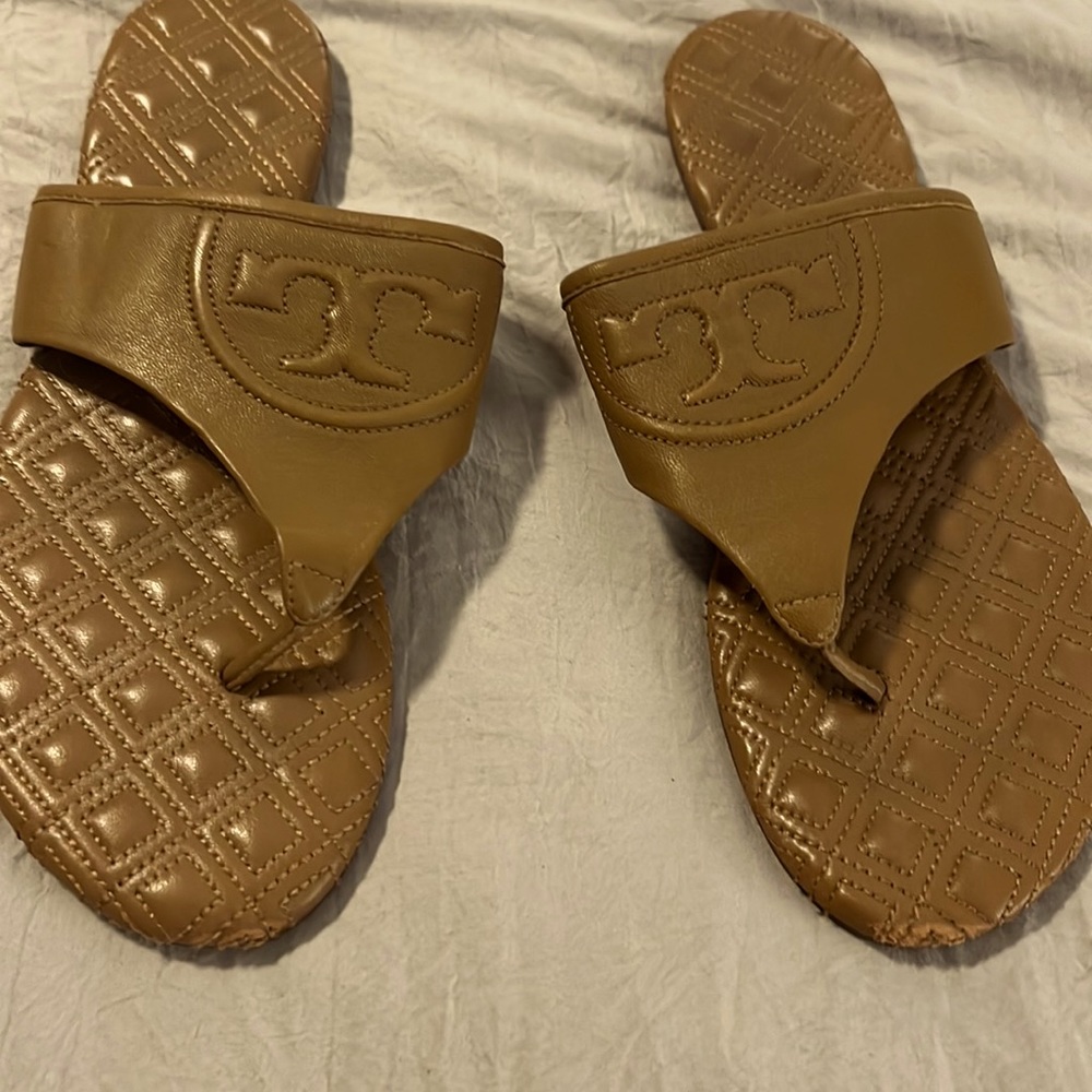 Tory Burch flip flops.